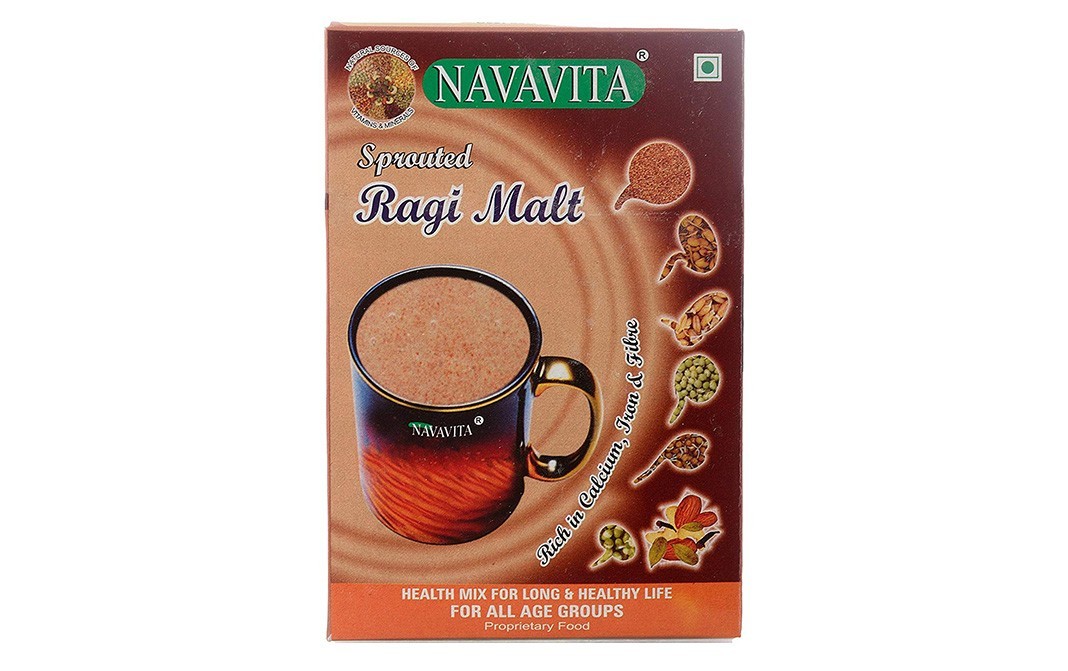 Navavita Sprouted Ragi Malt    Box  200 grams